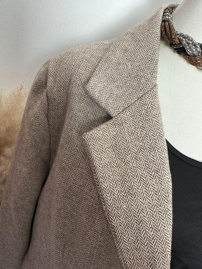 🌸Blazer vintage - beige marron 🌸 - photo numéro 6