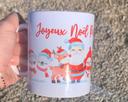 Mug personnalisé joyeux noël