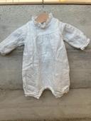 Combinaison petit bateau blanche/ baptême