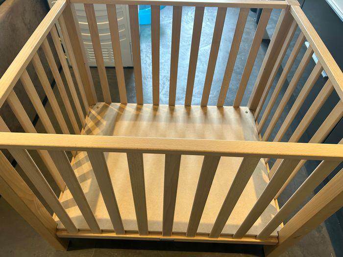 Parc lit bébé Bopita Brent en bois avec matelas sur mesure - photo numéro 6