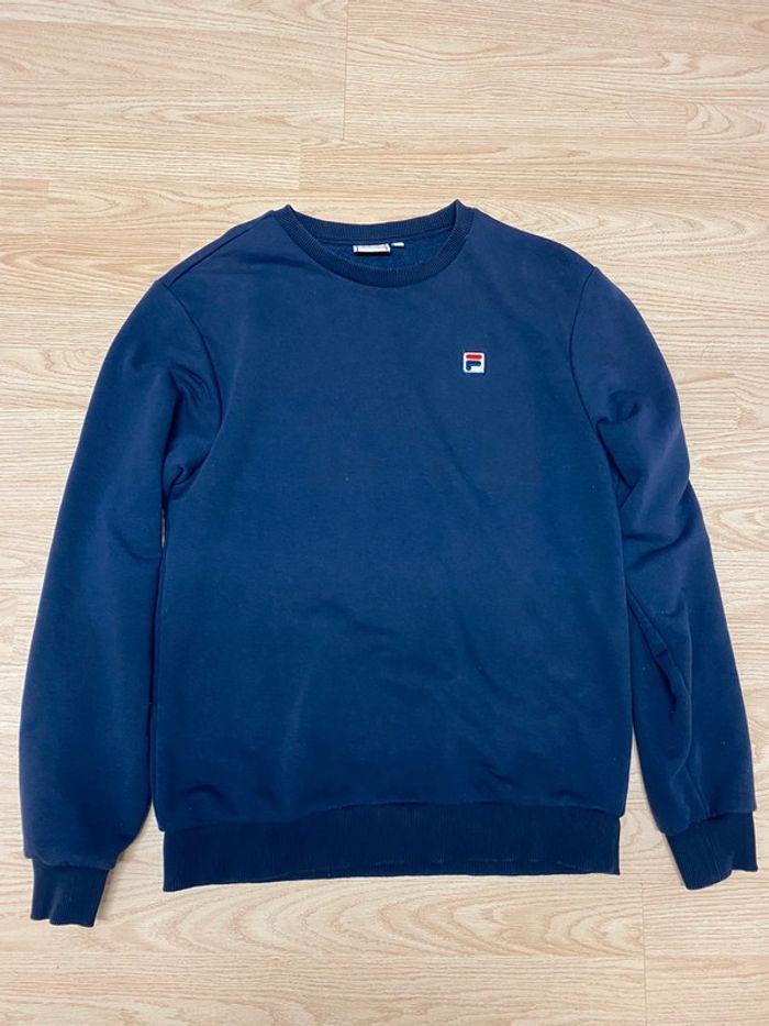 Sweat bleu marine fila taille s - photo numéro 2