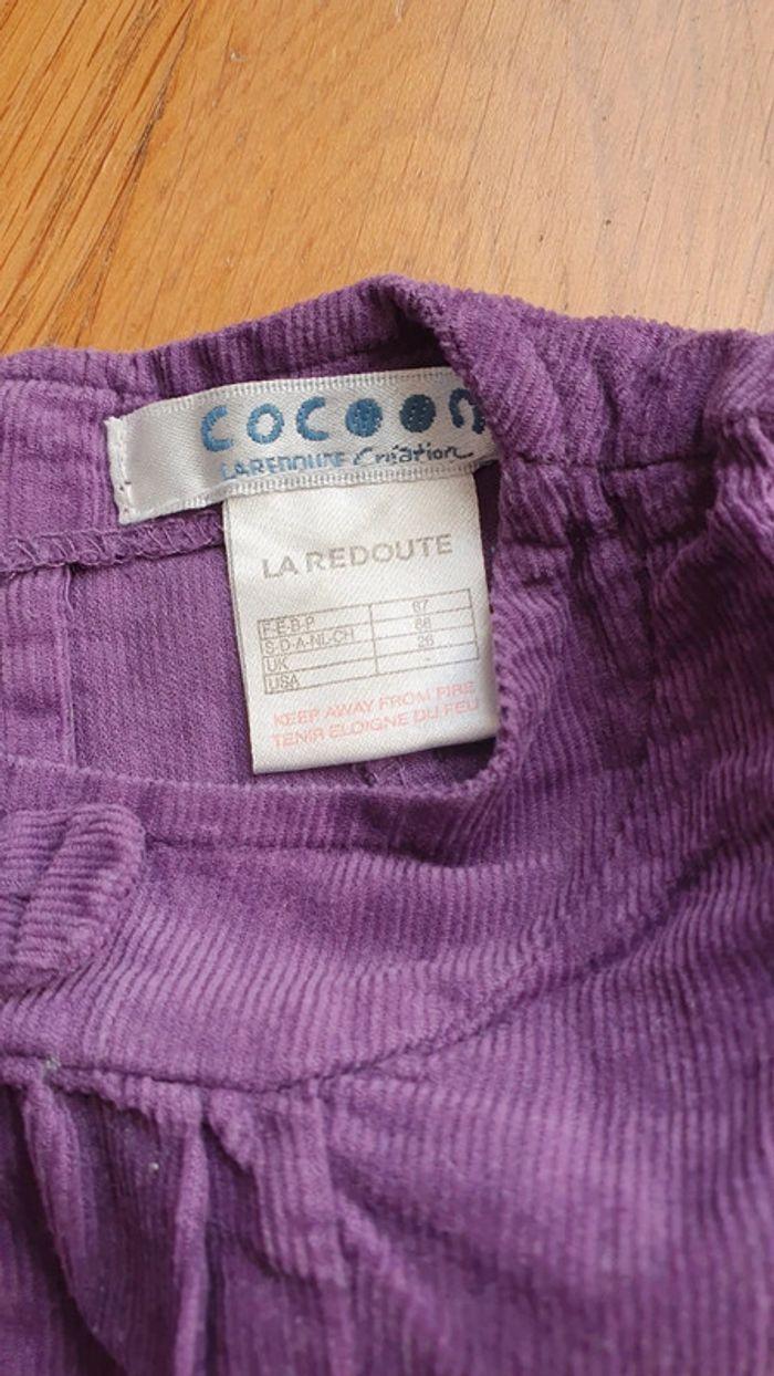 Robe velours léger sans manches Cocoon (La Redoute) - photo numéro 3