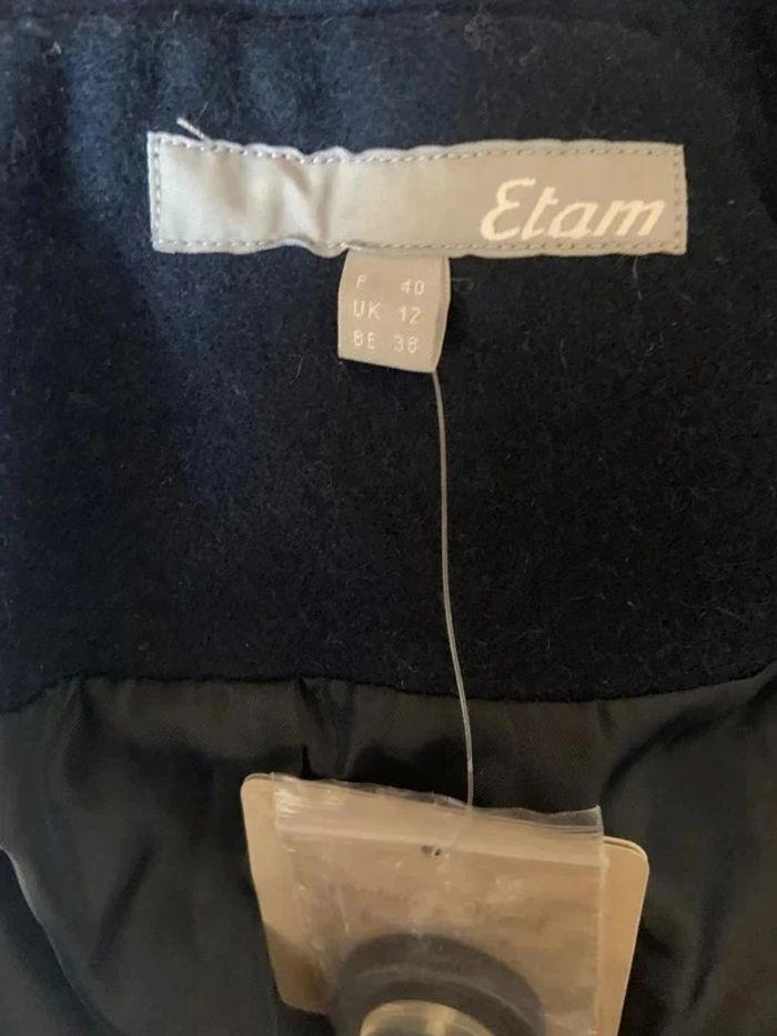 Veste bleue marine Etam taille 40 - photo numéro 4