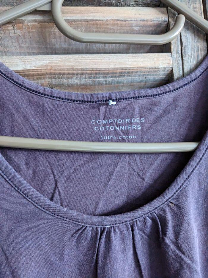 T-shirt mauve - photo numéro 2