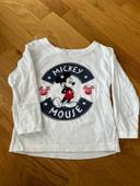 T-shirt Mickey - Disney Primark - 9-12 mois