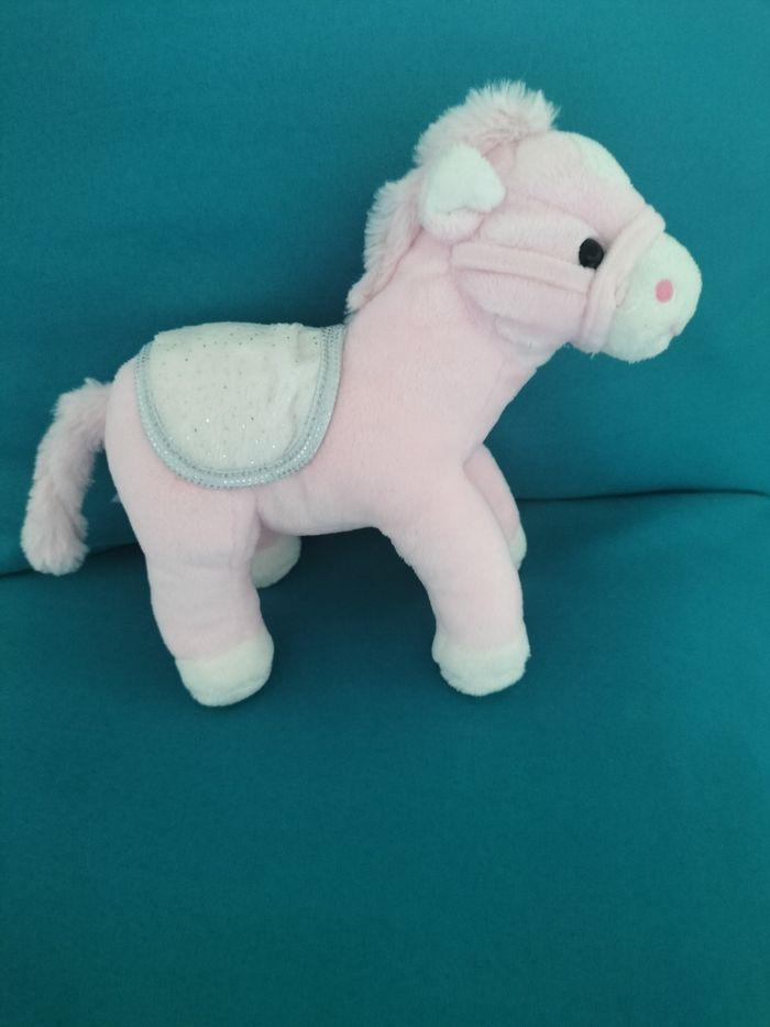 Poney dans son sac de transport (peluche) - photo numéro 3