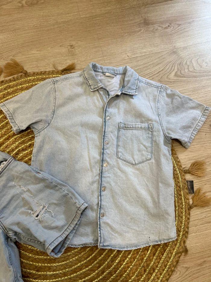 Ensemble en jean Zara, taille 8- 10 ans - photo numéro 2