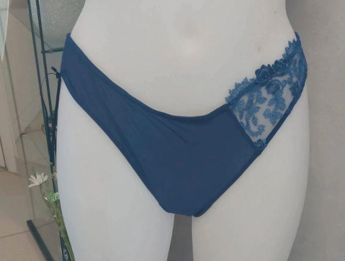 Culotte String  millesia bleu - photo numéro 1