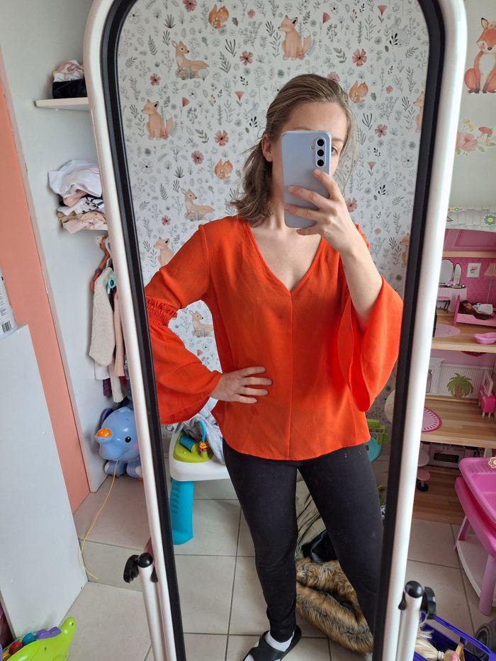 Blouse orangé