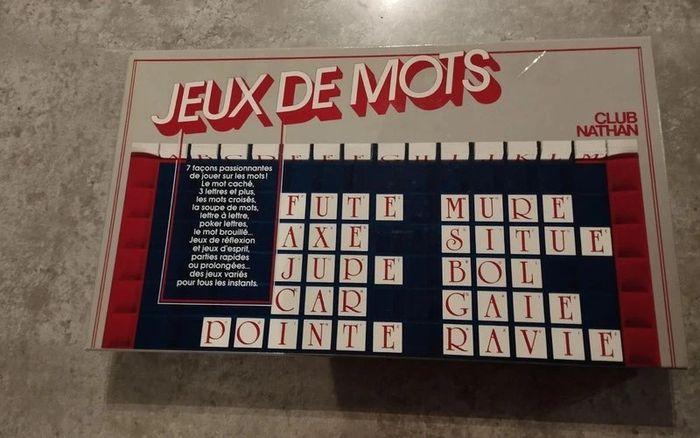 Jeux de mots club Nathan vintage 1982 complet et tbe - photo numéro 1