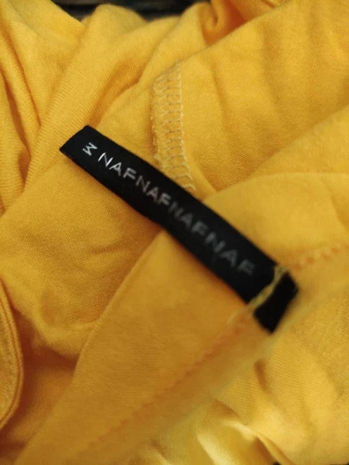 Robe Dos nu Naf Naf Jaune vif Taille M - photo numéro 3