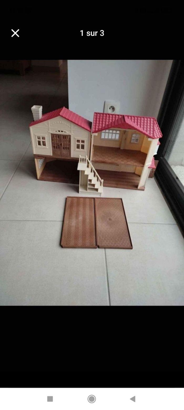 Lot sylvanian maison+crèche - photo numéro 6