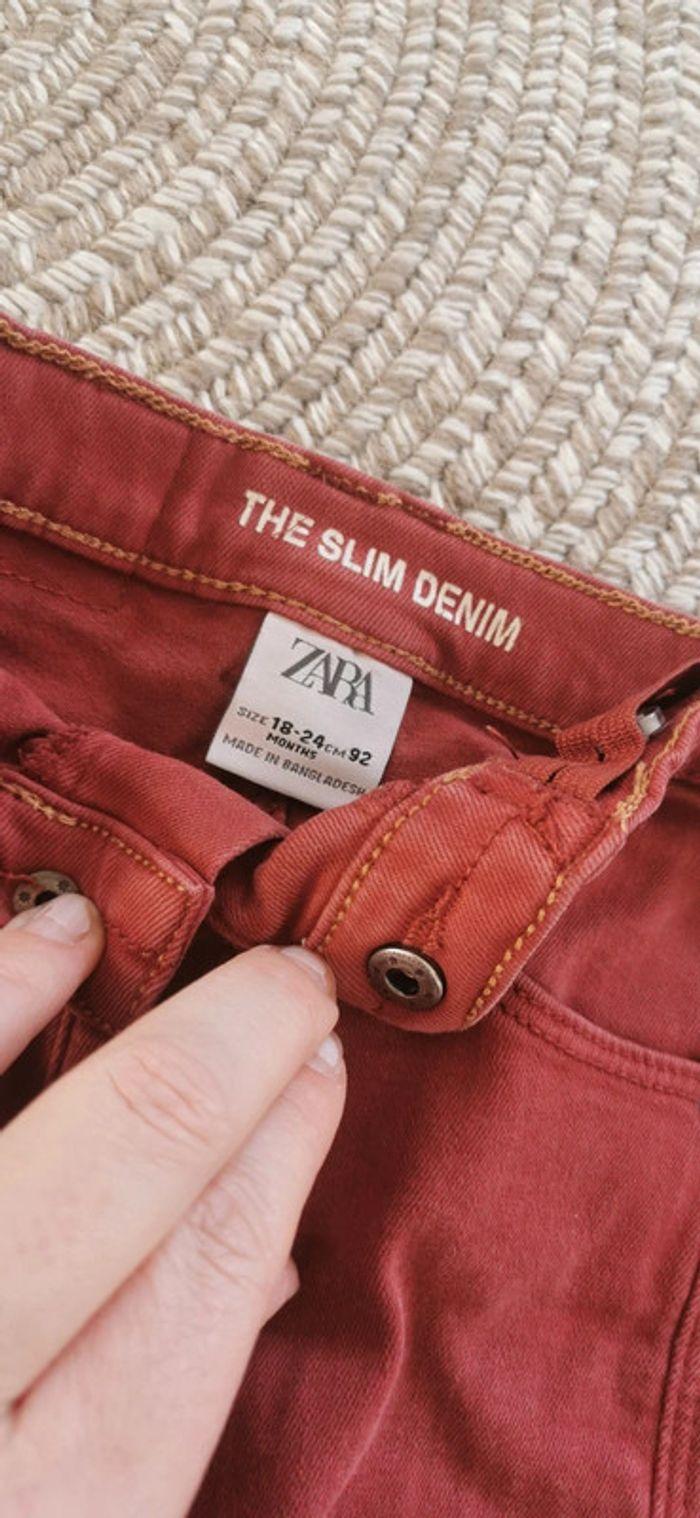 Jeans slim Zara 92cm 18-24mois - photo numéro 3