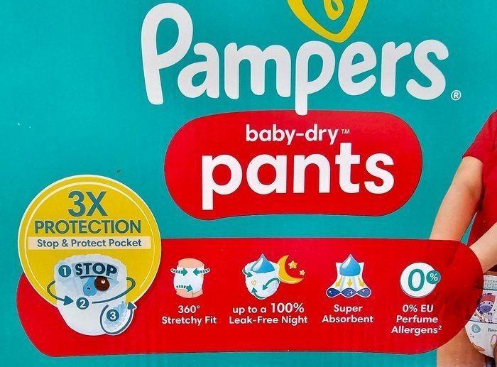 Trio Pack de 96 Pants Pampers Baby-dry Taille 6 - de 14 à 19 kg - photo numéro 5