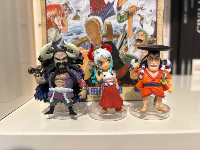 Lot One Piece Figurine x12 Onepi no mi Gashapon Bandai Japon - photo numéro 7