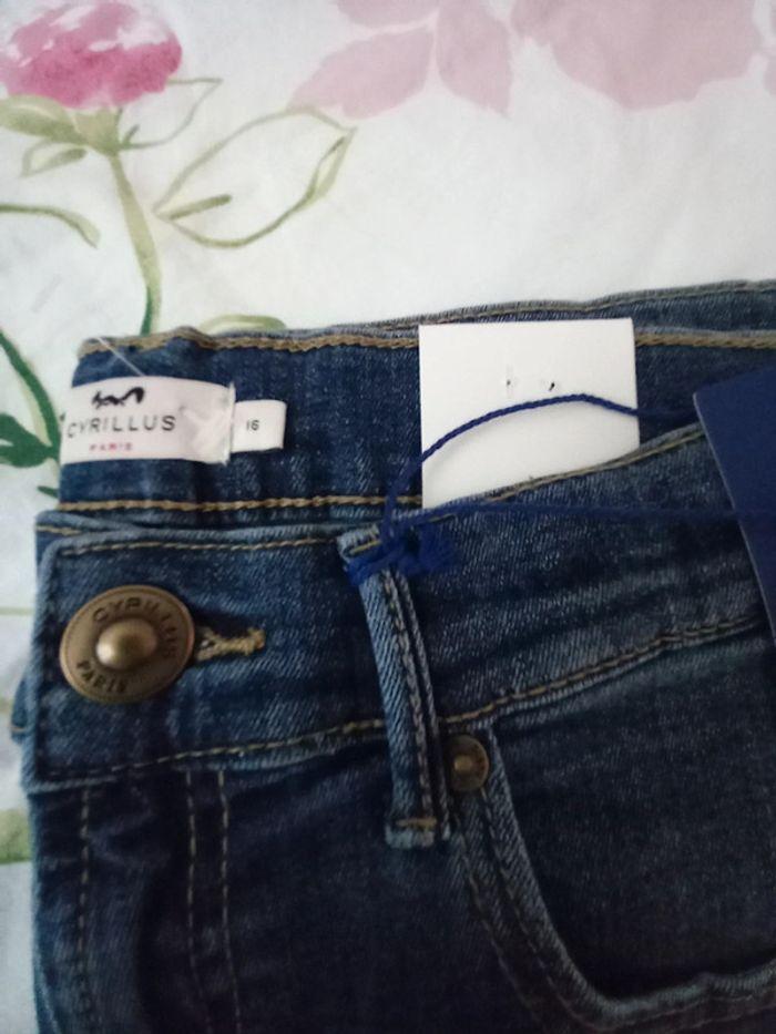 Jeans taille 16 ans coupe skinny fit Cyrillus - photo numéro 2