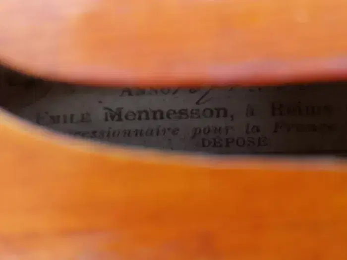 Violon ancien old Violin 1874 n° 86 fait par Emile Mennesson dît Joseph Guarini - photo numéro 9