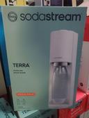 Machine à Eau Pétillante SODASTREAM TERRA Megapack Blanche.