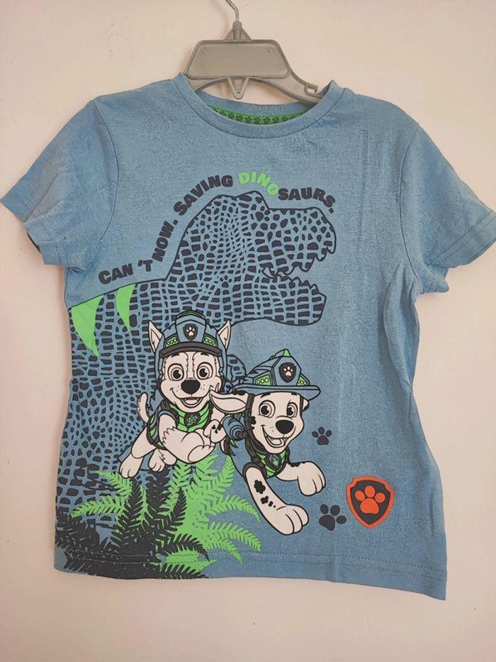 T-shirt paw patrol dinosaures - photo numéro 1