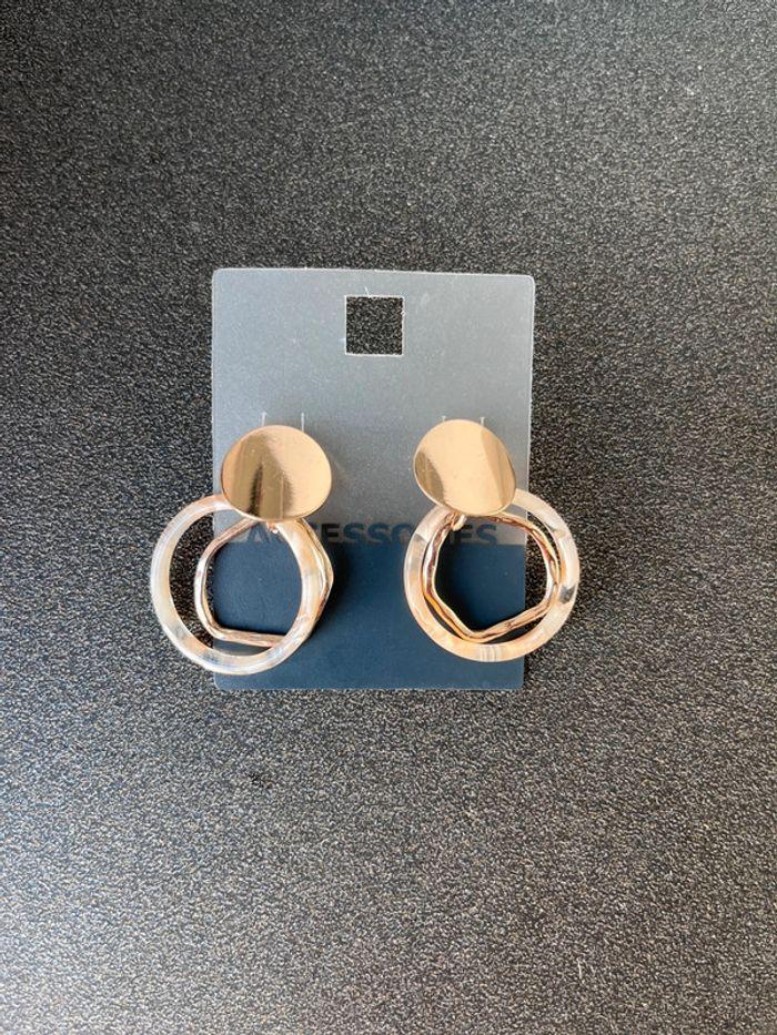 Paire de Boucle d’oreille doré - photo numéro 1