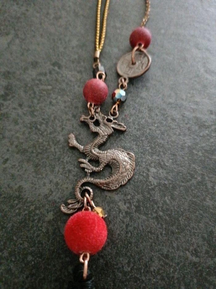 Collier long dragon - photo numéro 4