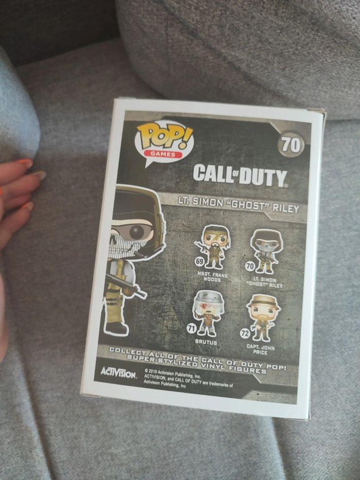 Funko pop 70 call of duty LT Simon Ghost Riley - photo numéro 3