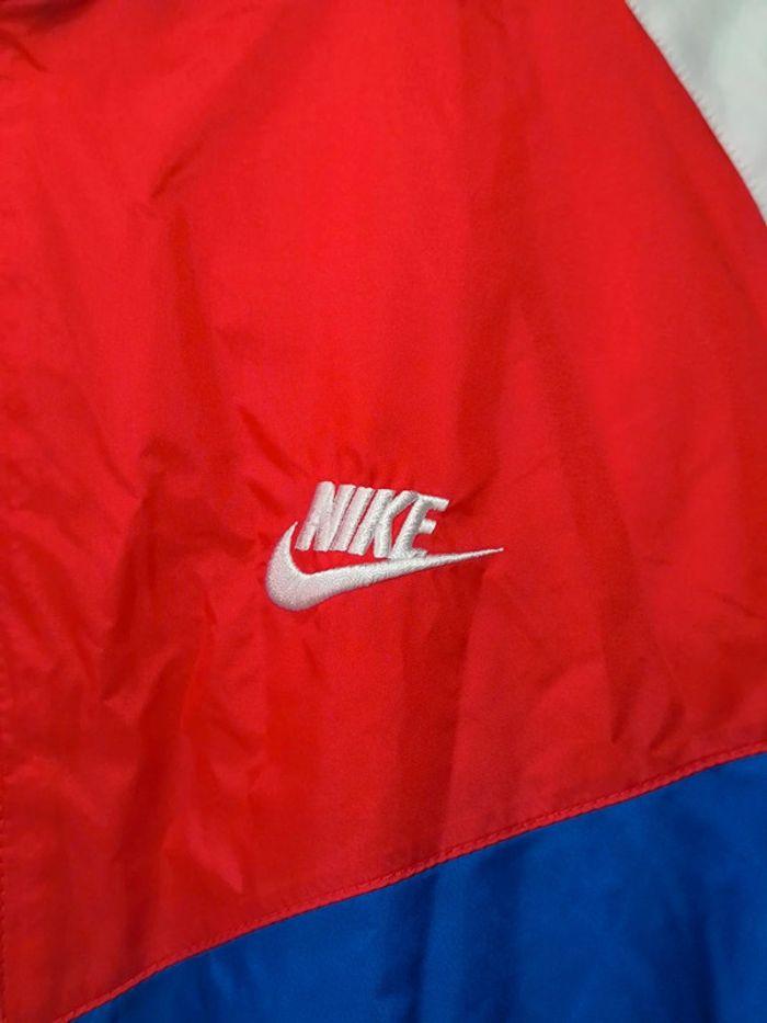 Veste coupe vent Nike bleu et rouge taille M comme neuve - photo numéro 8