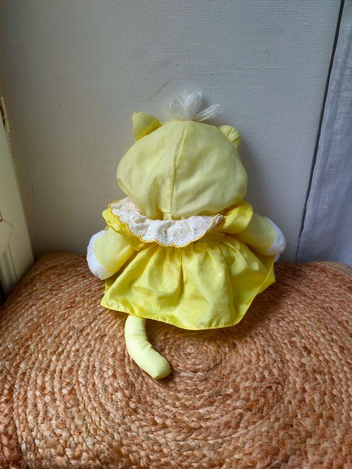 Peluche chat jaune Puffalump vintage - photo numéro 3