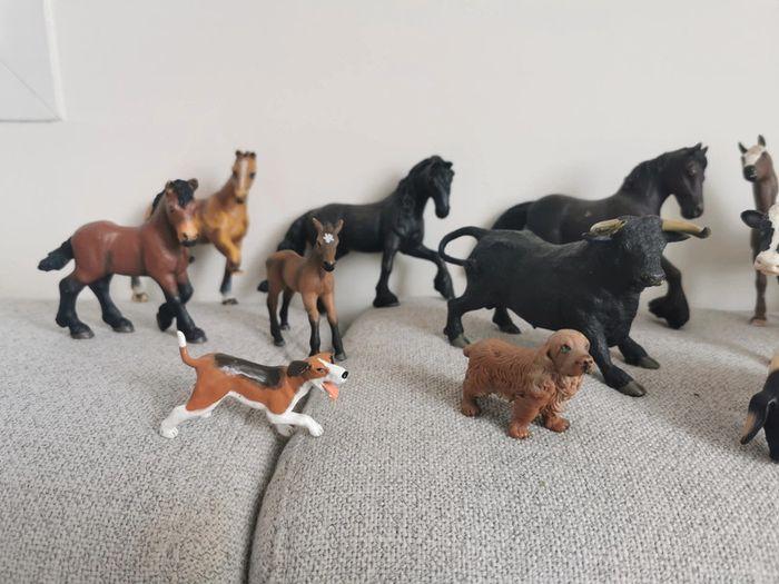 Lot de 16 figurines animaux ferme Schleich papo - photo numéro 3