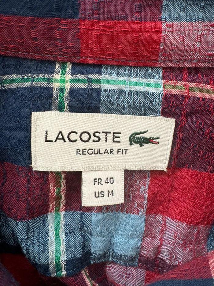 Chemise 100% coton Lacoste M - photo numéro 4