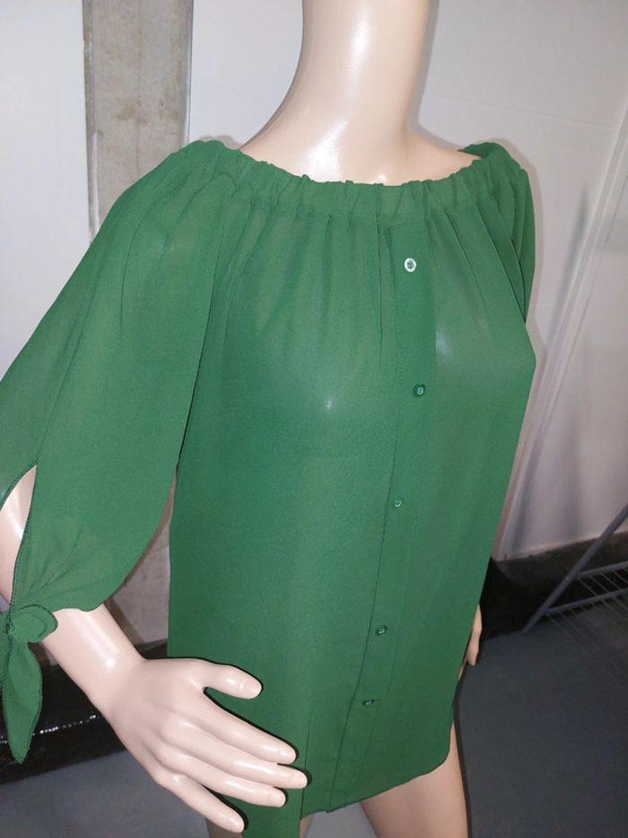 Blouse voile taille unique peu portée - photo numéro 2