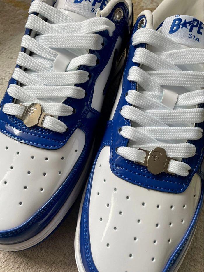 Baskets basses A Bathing Ape Bape Sta Low bleu foncé - photo numéro 13