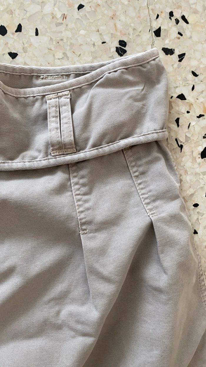 Jupe évasée beige Zara taille L - photo numéro 4