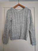 pull gris h&m