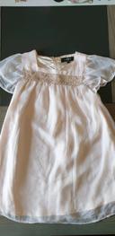 Robe rose pâle taille 5/6ans