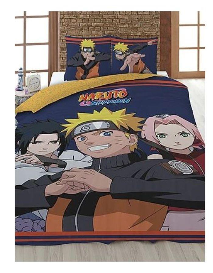 Parure de lit Trio Naruto housse de couette 140x200 cm + Taie d'oreiller 65x65 cm - photo numéro 2