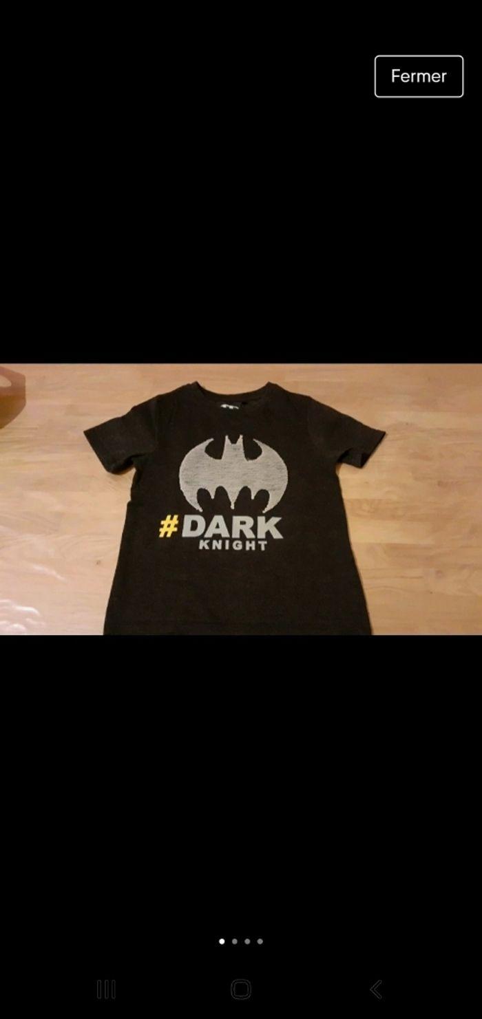 Tee-shirt gris anthracite batman - photo numéro 3