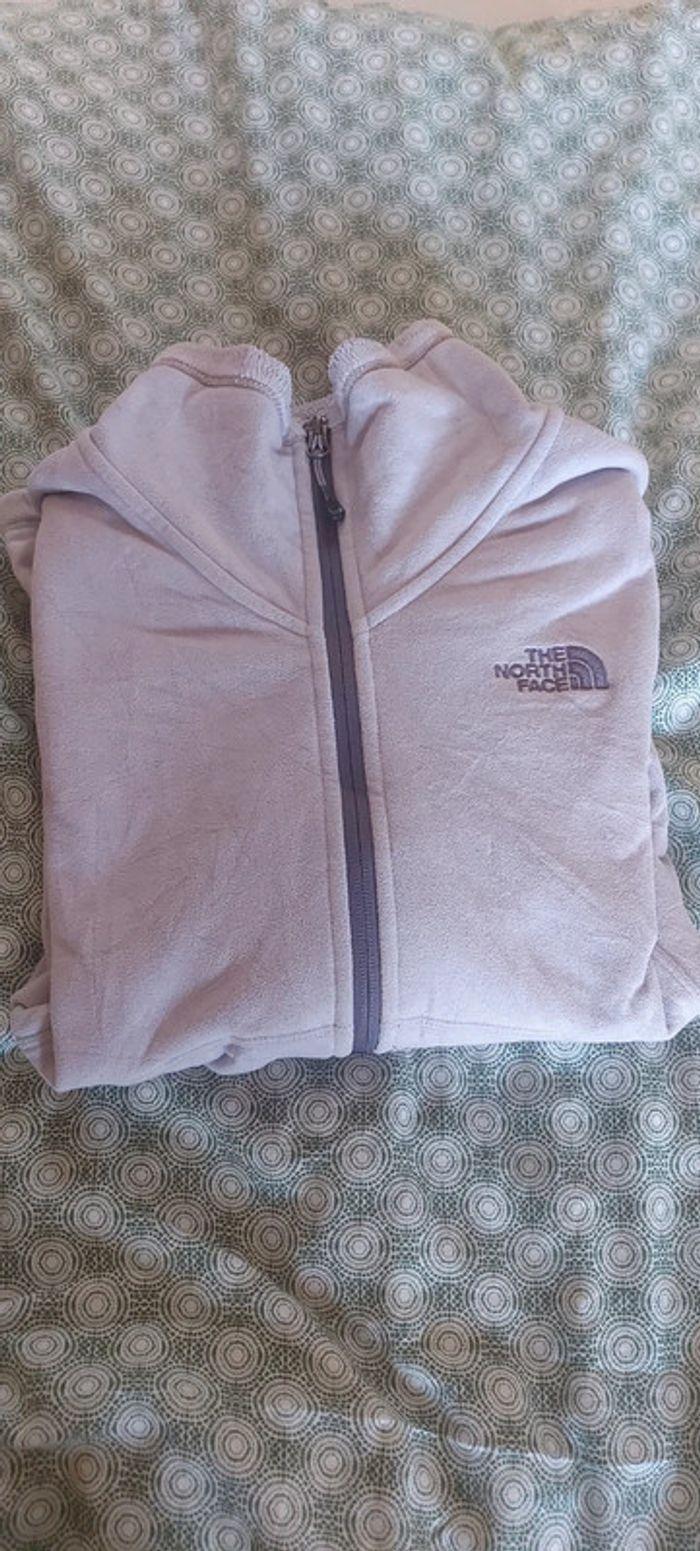 Veste polaire mauve The North face - photo numéro 1