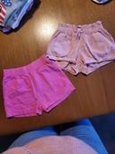 2 shorts fille 2 ans