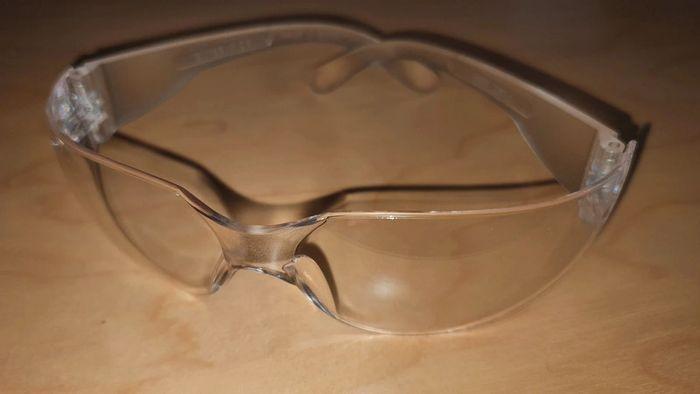 👓 Lunettes de Sécurité Enveloppantes, Légères, Transparentes - Normes : EN166-F ANSI Z87.1 - photo numéro 1