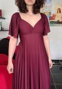 Robe chic bordeaux Asos 38 neuve