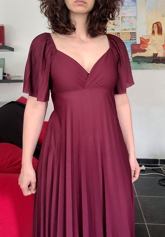 Robe chic bordeaux Asos 38 neuve - photo numéro 1