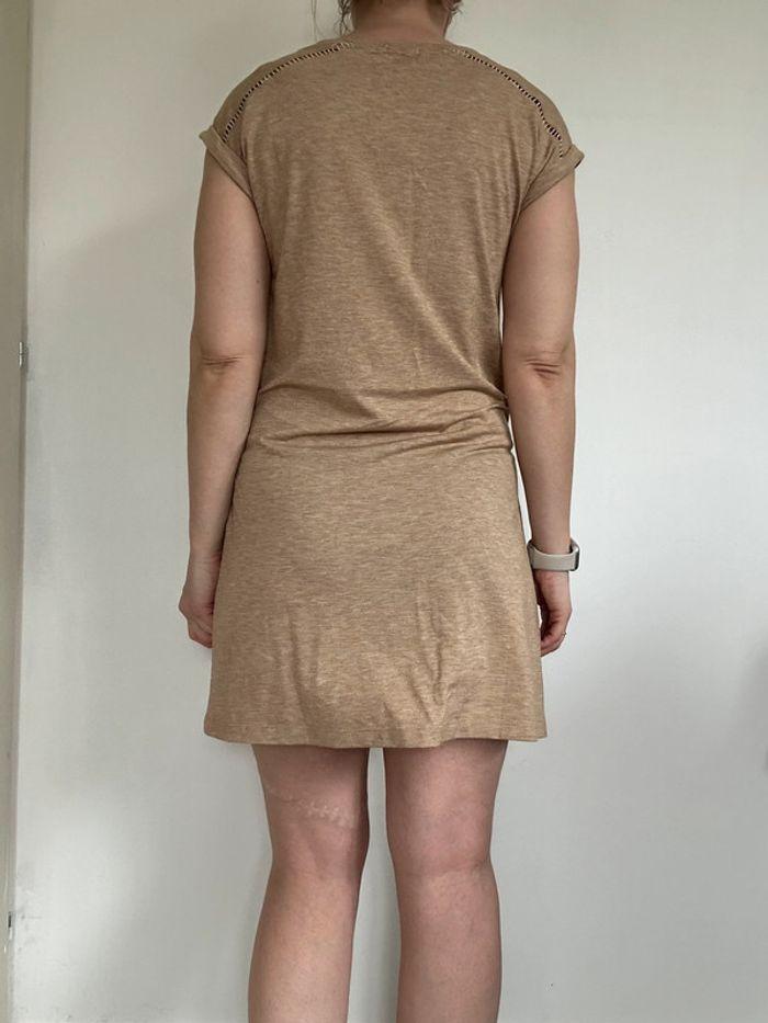 Robe teeshirt beige Gémo taille 38 💖 - photo numéro 4