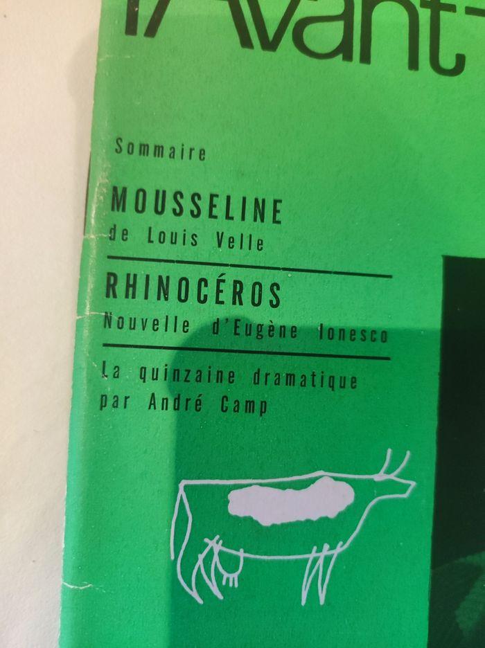 Livre theatre Rhinoceros Ionesco L'avant-scène 1960 - photo numéro 4