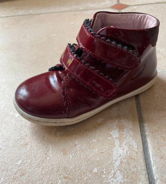 Bottines jacadi bordeaux - photo numéro 2