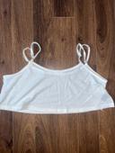 Crop top blanc