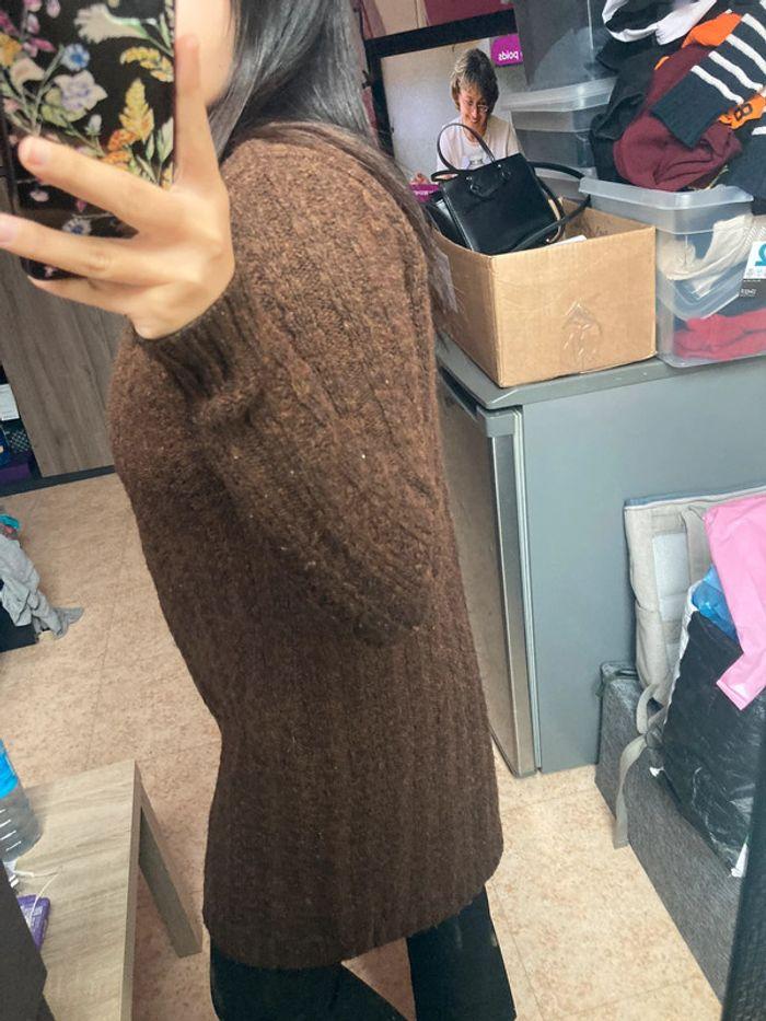 Robe pull en laine marron COS taille xs - photo numéro 7