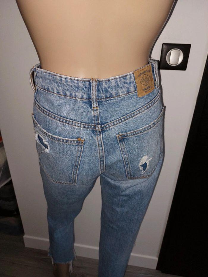 Jean 3/4 pull&bear taille 32 - photo numéro 4