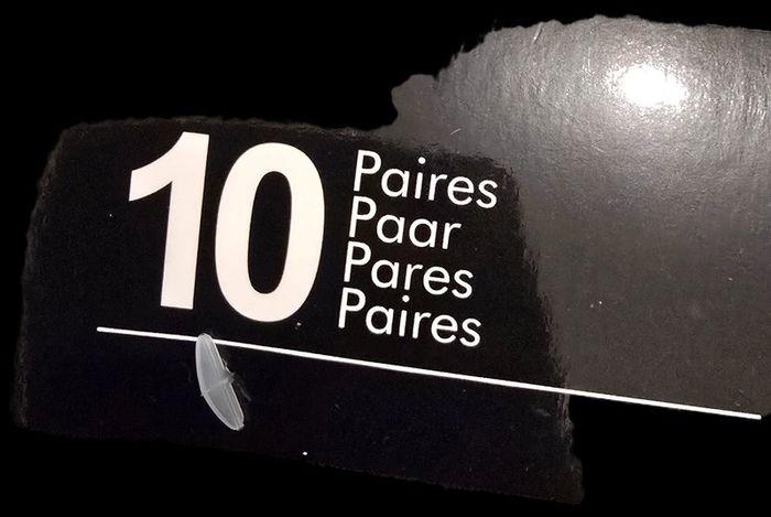 Lot de 10 paires de chaussettes  neuve 39/42 - photo numéro 3