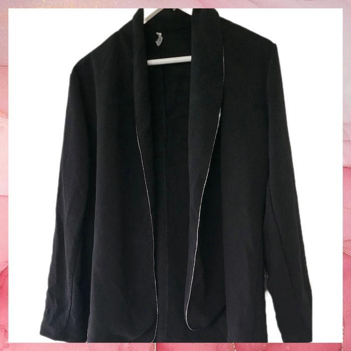 Veste femme type blazer noir - photo numéro 1